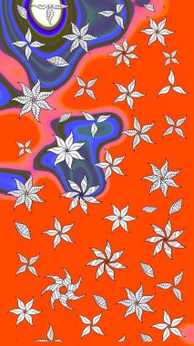 Küçük portakallı, çiçekli oldukça eski bir besin torbası. Tekstil, kumaş, kapaklar, duvar kağıtları, baskı, naylon, koleksiyon defteri, örgü, dekupaj için güzel bir eskiz. Millefleurlar.