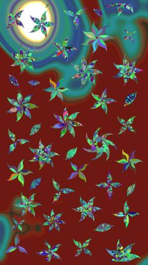 Çiçek arkaplan. Suluboya çiçek buketi. Çiçekli tebrik kartı. Doğum günü kartı ya da düğün davetiyesi. Kırmızı renklerde. Raster illüstrasyonu.