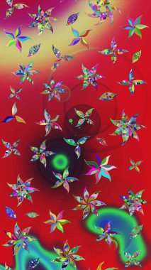 Tatil havası. Bahar mevsimi. Nazik romantik baskı. Raster güzel bir çiçek deseni çiziyor..