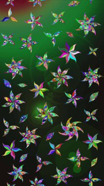 Raster illüstrasyonu. Güzel kumaş deseni. Hoş bir çiçek geçmişi var. Küçük çiçekte çizim deseni.