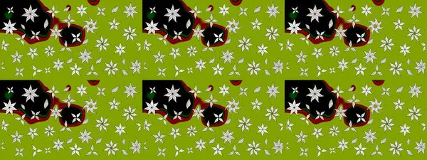 Çiçekli çiçek deseni, suluboya. Süslü kumaş deseni. Raster deseni.