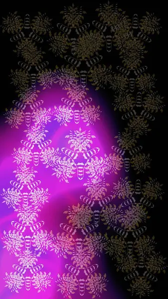 Kışın sembolü. Raster illüstrasyon kar taneleri. Siyah, mor ve mor renkli suluboya kar taneleri. Güzel dekorasyon.