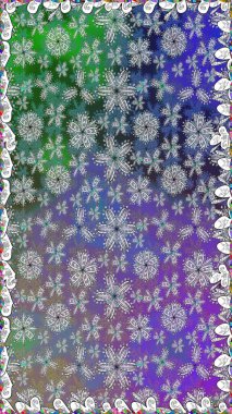 Sorun -suz. Raster illüstrasyon. Küçük çiçek sevimli Çiçek desen.