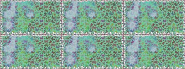 Kelebeklerle dolu yaz arkaplanı yeşil renkler. Güve ile Raster Geçmişi. Güzel Kelebek Siluetleriyle Moda Dekorasyonu. Kart, Davetiye ve Yazdırma İçin Basit Kadınsal Desen.