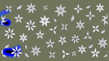 Moda arka planında parlak buketler. Eski usul küçük çiçekli şirin bir eskiz deseni. Kumaş, duvar kağıdı ve kağıt üzerine baskı yapmak için gelişen arka plan. Raster illüstrasyonu.