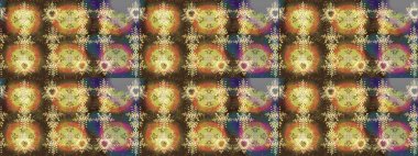 Raster illüstrasyonu. Kar taneleri deseni. Kar tanesi rengarenk desen. Raster kar taneleri arka planda. Soyut kar taneleri arkaplanda izole edilmiş düz tasarım.