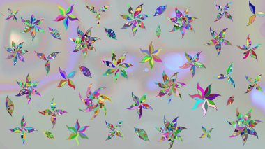 Sevgililer günü ve tebrik kartı konsepti için şık bir davetiye. Manzaralı çiçek deseni. Çiçek kompozisyonu, el boyası, hassas şablon. Üst görünüm, yumuşak gri renk tarzı.