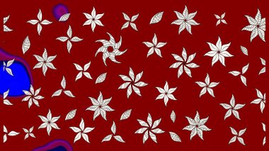 Hoş bir çiçek geçmişi var. Küçük bir çiçekte eskiz deseni. Raster illüstrasyonu. Güzel kumaş deseni.