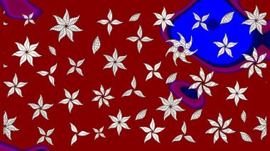 Raster illüstrasyonu. Çiçek arkaplan. Doğum günü kartı ya da düğün davetiyesi. Çiçekli tebrik kartı. Kırmızı renklerde. Suluboya çiçek buketi.