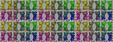 Raster illüstrasyonu. Tomurcukları papatya çiçekleri olan sevimli bir çiçek deseni. Miles Fleur, süslü püslü bir süs. Kumaş, tekstil, duvar kağıdı baskısı için. Eski usul. Kusursuz arkaplan.