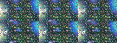 Yapraklı çizim şekli. Şirin, zarif çiçekler Raster illüstrasyonu. Davetiye ve kartpostal tasarımı için dekoratif çiçek unsurları. Poster ya da kapak için arka plan. Tekstil için figür.