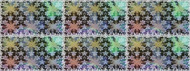 Kusursuz ortaçağ çiçek deseni. Dekoratif simetri arabesk. Doğum günü kartı, davetiye ya da afiş için iyidir. Gri renklerde altın. Raster illüstrasyonu.