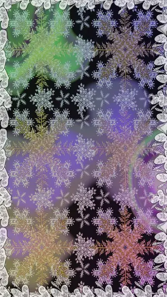 Gri renkli ve altın elementli klasik, pürüzsüz desen. Raster illüstrasyonu.