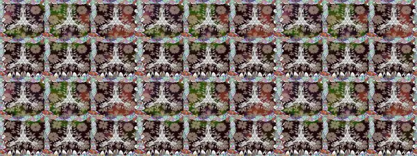 Çiçekli yaz çiçekleri. Motley illüstrasyonu. Moda baskıları için zarif bir şablon. Küçük renkli çiçekler. Küçük çiçekte güzel bir desen. Kusursuz..