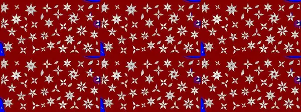 Çiçek buketleriyle klasik bir eskiz şekli. Raster illüstrasyonu. Kırmızı renklerde.