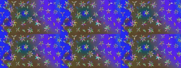 Tekstil tasarımı için menekşe renkli geleneksel halk çiçekleri buketi. Üzerinde gelincikler ve vadi zambakları olan renkli çiçek desenli nakış..