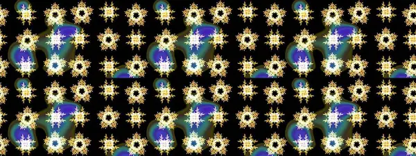 Renkli elementlerle Raster ilginç desen