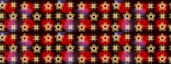 Raster illüstrasyonu. Noel ve yeni yıl moda baskıları için tatil tasarımı. Kahverengi, kırmızı ve siyah renkler. Kar tanelerinin soyut arkaplanlı Noel deseni.