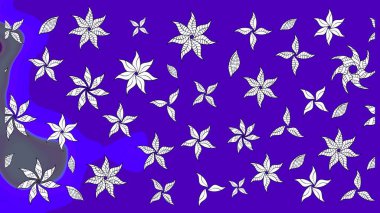 Modern stil dokusu. Çiçek desenli raster, menekşe çizgi grafik deseni soyut raster arkaplan.