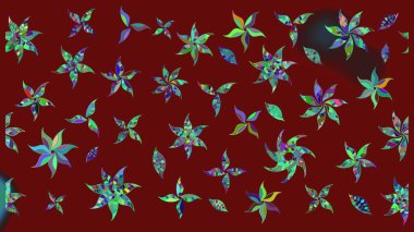 Kırmızı renkte çiçekler. Nazikçe, güzel çiçek arkaplanı. Raster çiçek desenli ve çiçekli..