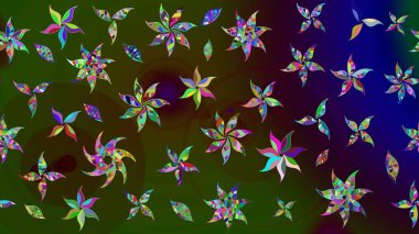 Küçük çiçekte güzel bir desen. Çiçekli yaz çiçekleri. Küçük renkli çiçekler. Motley illüstrasyonu. Moda baskıları için zarif bir şablon. Çizim.