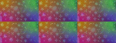 Kahverengi renkli çiçekler. Çizim çiçek deseni duvar kâğıdı olarak kullanılabilir. Raster illüstrasyonu.