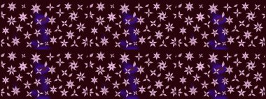 Raster. Zarif, parlak ve eskiz kahverengi çiçek desenli tasarım. Sabıka baskıları, bebek kıyafetleri, duvar kâğıtları, paket kutuları vb..