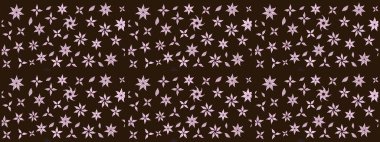 Renkli Bahar Teması eskiz kalıbı. Raster. Düz Çiçek Elementleri Tasarımı.