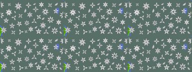 Hediye ambalaj kağıdı, tebrik kartları, posterler ve pankart tasarımı. Raster düz çiçek çizim deseni. Tarafsız renklerde çiçekler.