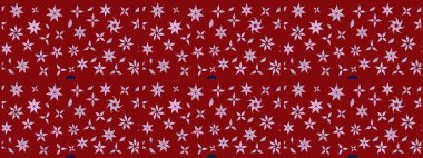 Kırmızı renkte güzel çiçekler olan eskiz deseni, suluboya çiçek deseni, duvar kağıdı, kart ya da kumaş için fayanslı. Raster..