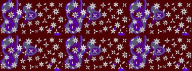 Düz Çiçek Elementleri Tasarımı. Sketch Colour Spring Theme eskiz kalıbı. Sevimli çiçek raster deseni. Kırmızı renkte çiçekler.