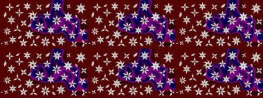 Güzel kumaş deseni. Düz Çiçek Elementleri Tasarımı. Renkli Bahar Teması eskiz kalıbı. Raster illüstrasyonunda çiçek deseni çizimi.