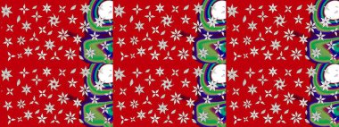 Çiçek kırmızısı eskiz deseni. Klasik taslak çizimi. Raster Yumuşak kumaş deseni. Raster çiçek izi..