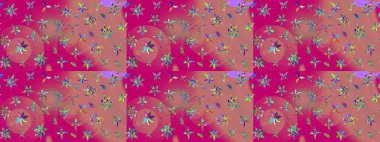 Yumuşak, bahar çiçekli arka plan. Pembe renkli çiçekler. Raster çiçek desenli ve çiçekli..