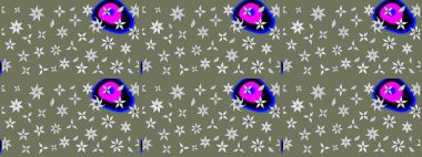 Raster illüstrasyonu. Organik motif arka planı. Çizim kalıbı. Ultraviyole kumaş deseni.