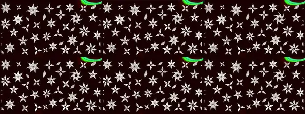 Raster illüstrasyonu. Asya tekstil tarzında. Düz Çiçek Elementleri Tasarımı. Çiçek desenli çizim. Renkli Bahar Teması eskiz kalıbı. Güzel kumaş deseni.