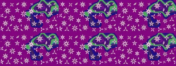 Eski moda arka plan. Raster illüstrasyonu. Çiçek çelengi. Güzel, parlak, pürüzsüz kumaş, tuval. Desen, çizim, çiçek sınırı. Kıvırcık, parlak örgü.