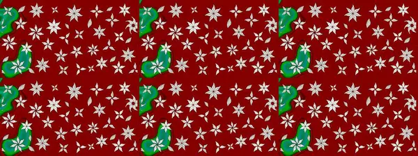 Süslü kumaş deseni. Renkli Bahar Teması eskiz kalıbı. Raster illüstrasyonundaki çiçek desenli çizim. Düz Çiçek Elementleri Tasarımı.