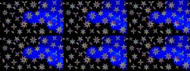 Düz Çiçek Elementleri Tasarımı. Renkli Bahar Teması eskiz kalıbı. Çiçekli eskiz arkaplanı. Çocuk stili.