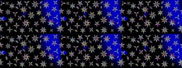 Renkli siyah çizim kalıbı. Elle çizilmiş sonbahar çiçeği deseni. Doodle tarzı. Siyah renkli çiçekler. Tekstil ve kapak tasarımı için mükemmel.