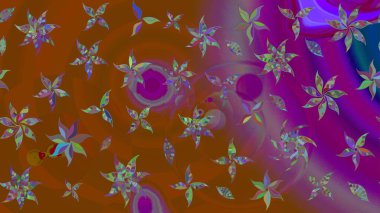 Moda baskısı. Suluboya çizim kalıbı. Çiçeğin suluboya çizimlerinin mükemmel deseni. Eski model. Raster illüstrasyonu. Dekorasyon ve tasarım için güzel desen.