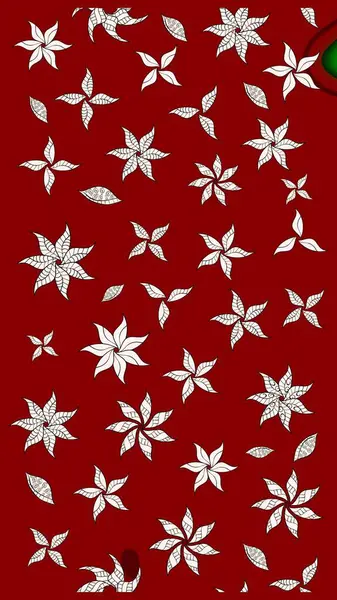 Raster suluboya çiçek deseni, narin çiçekler, kırmızı çiçekler, tebrik kartı şablonu. Güzel kumaş deseni.