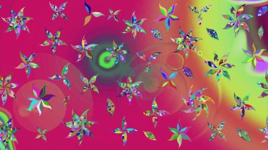 Ultraviyole kumaş deseni. Organik motif arka planı. Çizim kalıbı. Raster illüstrasyonu.