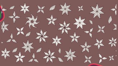 Eskiz arkaplan modeli. Vadinin çiçekleri kahverengi renklerde. Suluboya, elle çizilmiş. Raster - stok.