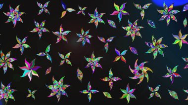 Elle çizilmiş sonbahar çiçeği deseni. Renkli gri çizim kalıbı. Doodle tarzı. Tekstil ve kapak tasarımı için mükemmel. Gri renkli çiçekler.