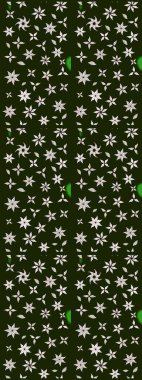 Çiçekli bahar çiçekleri. Küçük çiçekte güzel bir desen. Küçük renkli çiçekler. Moda baskıları için zarif bir şablon. Motley illüstrasyonu. Çizim.