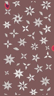 Sevgililer günü ve tebrik kartı konsepti için şık bir davetiye. Kahverengi renkte manzaralı çiçek deseni. Üst manzara, yumuşak stil. Çiçek kompozisyonu, el boyası, hassas şablon..