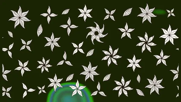 Moda baskıları için zarif bir şablon. Parlak renkli çiçekleri ve gri renkli yaprakları olan harika bir çiçek deseni. Halk tarzı. Modern çiçek arkaplanı.