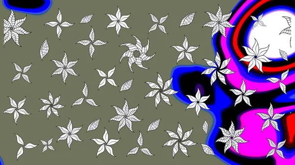 Çiçeğin suluboya çizimlerinin mükemmel deseni. Eski model. Suluboya çizim kalıbı. Dekorasyon ve tasarım için güzel bir desen. Moda baskısı. Raster illüstrasyonu.