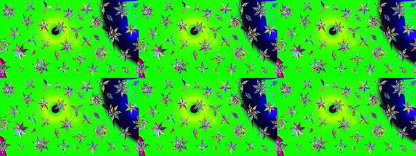 Raster çiçek desenli çiçek deseni, yapraklar, dekoratif elementler, sıçrama, lekeler, el çizimi kontur çizgileri ve Doodle çizim stili, grafik raster çizim çizimi.